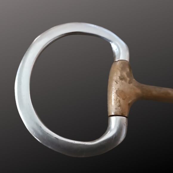 Eggbutt Copper Mouth English Bit Used - Picture 2 of 6